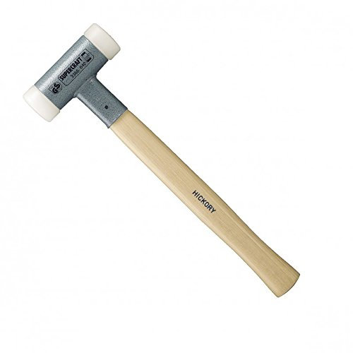 Halder SIMPLEX-Schonhammer, Plastik/Nylon; mit verstärktem Tempergussgehäuse und Fiberglasstiel | D=60 mm | 3768.060