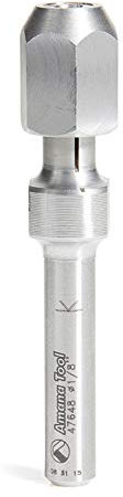 Amana Tool 47648 1/4 Inch Shank CNC Extension Adapter for 1/8 Inch Shank Router Bits