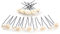 15tlg. Braut - Haarschmuck Set - Brauthaarschmuck | Set-3-S - Beige