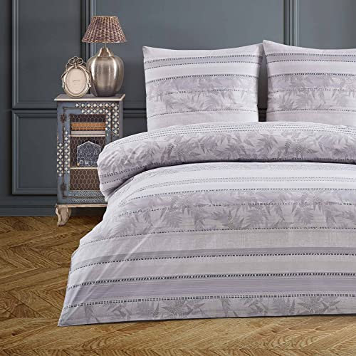 Buymax® Bettwäsche 155x220%100 Baumwolle 2-Teilig Bettbezug - Bettwäsche-Sets 155 x 220cm mit 1 mal Kissenbezug 80x80cm, ÖKO-TEX Renforcé-Bettdeckenbezug Set mit Reißverschluss