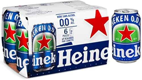 Heineken Bière Blonde 0° 6x33cl