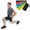 Schildkröt Mini Resistance Bands, 5er Set, Widerstandband Set, 5 verschiedene Stärken, Fitnessband, Gymnastikbänder Set, 5 Farben, in Tragetasche, 960126