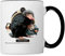 Spreadshirt Animaux Fantastiques Niffleurs Tasses Mug Bicolore, taille unique, blanc/noir