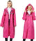 Pahajim Vestes Coupe-Pluie Imperméable Long Réutilisable Veste Reflechissant Résistant Aux Emergency Poncho Larmes Respirant pour Hommes Femmes en Plein Air Camping Randonnée Cyclisme Activité