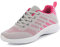 Chaussures de Running Course Femmes Sports Fitness Gym Baskets Sneakers Poids Léger,Gris Rouge,38EU