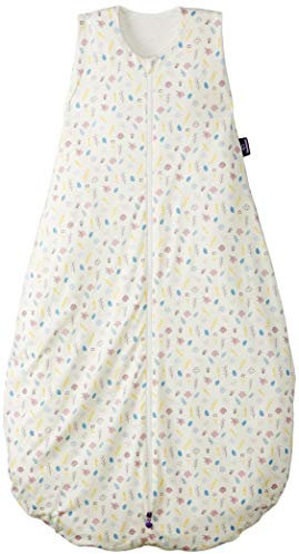 Träumeland S0200907 Sommerschlafsack LIEBMICH Baumwolle, Größe 110 cm, Design 'Blumig': Ohne optische Aufheller, mehrfarbig, 250 g
