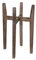MICA Decorations Ascot Kleiderständer – 38 x 38 x 60 cm – Holz – Hellbraun