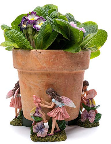 Potty Feet Blumentopffüße, Kunstharz Stein, mehrfarbig, Einheitsgröße