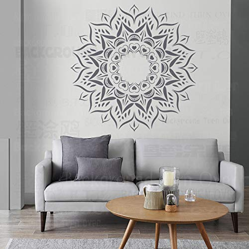 130cm Mandala Indian Arabic Ethnic Schablone Für Wände Große Schablonen Vorlage Wiederverwendbare Mandala Nische Wand Bodenbelag Dekor Muster Möbel Malen Große Vorlagen Zu Dekorationsrahmen