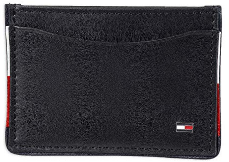 Tommy Hilfiger Porte-Cartes pour Homme, Noir Piper, Taille Unique
