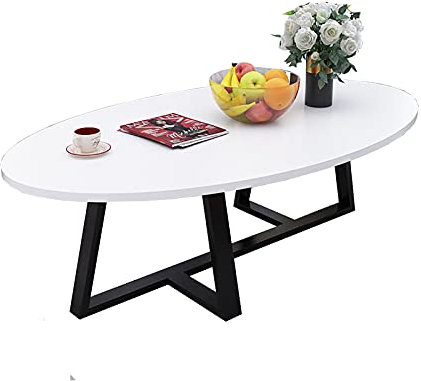 SH-tables Mesa De Centro, Mesa Ovalada De Sala De Estar, Nórdicos EN S Mesa De Cóctel De Mesa De Té De Ocio Estilo, For La Ventana De La Bahía De Tatami 100 Cm / 39.4 (Color : B)