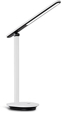 PHILIPS LED Ivory Schreibtischleuchte (5 W), dimmbare und tragbare Tischleuchte mit EyeComfort, energiesparende LED Beleuchtung, weiß