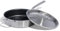 Made In Cookware – Sauteuse Antiadhésive de 3,31 L avec Couvercle - Fabriquée en Italie - Revêtement en Acier Inoxydable 5 Épaisseurs - Batterie de Cuisine Professionnelle - Compatible Induction