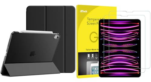 JETech para iPad Air 5/4 (10,9 Pulgadas, 2022/2020) Funda y Protector Pantalla Lote