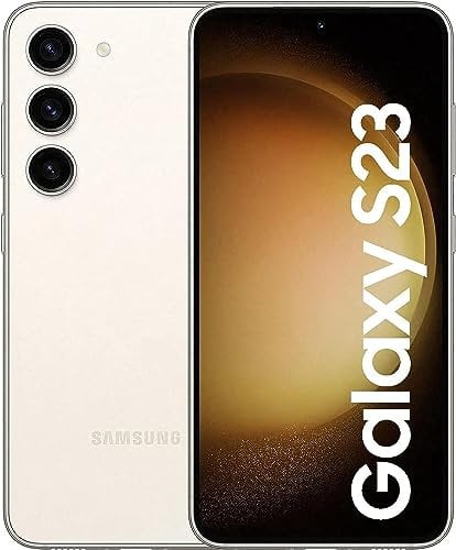 Samsung Galaxy S23 5G, 128GB, Cream Dual Sim (Single SIM + e-Sim) Unlocked (Renewed)