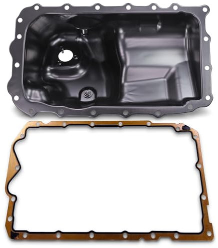 BESTPRICE 1x Ölwanne inkl. Ölablassschraube, 1x Ölwanne inkl. Ölablassschraubendichtung Kompatibel mit BMW 1er (E81), 1er (E87), 3er (E46) (E90) (E91), Z4 Roadster (E85)
