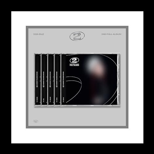(DREAMUS) (G) I-DLE 2 TWO 2nd Album + Photocard + Tracking (Jewel SOYEON Version) 14,2 cm langes Displayalbum für K-Pop-Fans (13-30 Jahre)