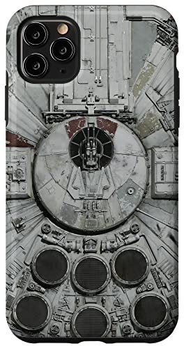 iPhone 11 Pro Max Star Wars Millennium Falcon Close Up Gray Case