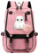 Harry Magic Rucksack Niedliche Eule Hedwig Schultasche Grundschüler Mädchen Teenager Freizeit Reisen Rucksack Pink-B