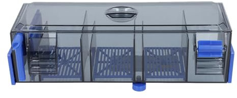 Filtro di Alimentazione per Acquario, Filtro di Alimentazione con Ruota Sospesa Filtro per Acquario a Cascata, di Filtraggio a 3 Stadi Sommergibile per Acquario
