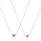 JSTHHTT 2 Stück Herz Halskette für Damen, Frauen und Mädchen - 40-45 cm Länge Verstellbar - Modeschmuck Geschenke