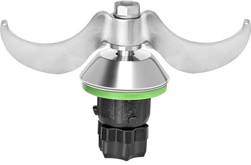 Arcets Couteau à Pâte pour Thermomix Bimby TM5 TM6, Couteaux Lames Mélangeur de Pâte pour Thermomix TM 5 TM 6 adaptées au Pétrissage du Pain, Nettoyage facile, Lames en acier inoxydable