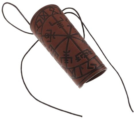 COLLBATH Pu Armschienen Verstellbar Punk Style Arm Guard Cosplay Zubehör Wikinger Armbänder Retro Nordic Design Für Herren Und Damen