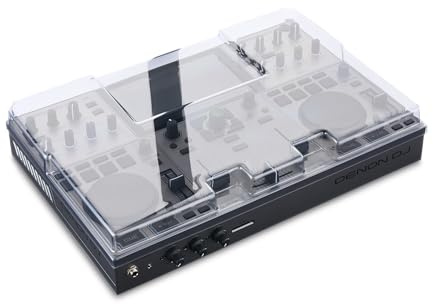 Decksaver Cover for Denon DJ Prime GO/GO+ - Super-Durable Polycarbonate Protective lid in Smoked Clear Colour, Made in The UK - The DJs' Choice for Unbeatable Protection
