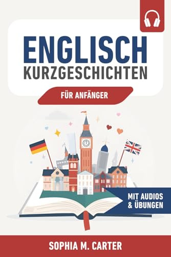 Englisch Kurzgeschichten für Anfänger: 38 zweisprachige Geschichten (Englisch–Deutsch) inkl. Audios, Vokabeln und Verständnisfragen - Englisch lernen für Alltag, Reise & Beruf