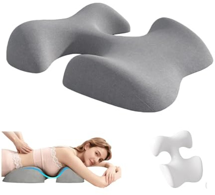 Bruststützkissen, anfälliges Kissen, Brustpolster, Schönheitssalon, Stützkissen, Schreibtischkissen für Nickerchen, Massageliege, Schlafkissen, Hellgrau