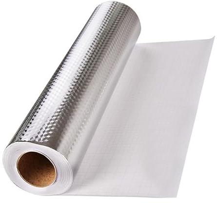 Toddmomy Autocollant Mural Cuisine Résistant Chaleur Étanche et Anti-huile Protection Crédence Plan de Travail Autocollant Auto-adhésif Haute Température pour Mur Lisse
