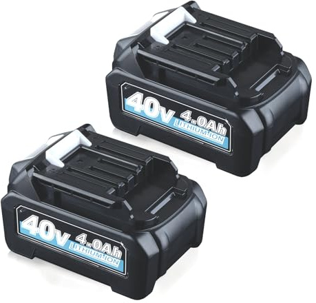 VANTTECH 2Pack BL4050 4.0Ah XGT Replacement for Makita 40V Battery BL4050 BL4040 BL4025 BL4020 BL4080F Compatible with Makita 40V Cordless Power Tools