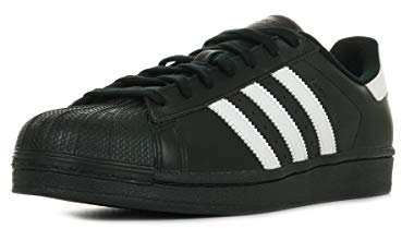adidas Superstar Foundation Shoes, Scarpe da Ginnastica Uomo, Nero Core Black Ftwr White Core Black 140, 42 EU