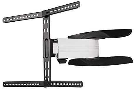Hama Curved TV Wandhalterung (vollbeweglich, neigbar, schwenkbar, Wandhalter geeignet für 32 - 65 Zoll, 81 - 165 cm Diagonale, max. 40 kg, VESA bis zu 600 x 400) schwarz