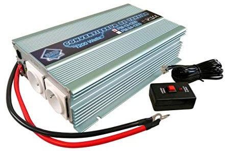 HTC Spannungswandler 12/220 V 1200 W mit Fernbedienung