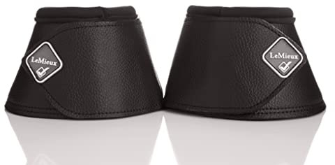 LeMieux Hufglocken, Leder, 1 Paar, Schwarz, XXL