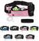 Lucky Humans Laufgürtel Sport, Joggen & Laufen mit Handy-Tasche Rosa - Damen, Frauen & Mädchen Bauchtasche mit Flaschen & Handy-Halterung - Trinkgürtel Running & Walking Belt - Jogging & Lauf Zubehör
