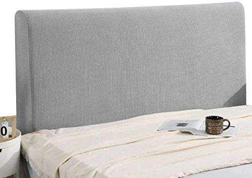 Kopfteilbezug 140/160/180 Bett Kopfteil Bezug Bettkopfteil Hussen Staubdicht, Einfarbig Massivholzbett Kopfstütze Bedside Decoration Protector (Color : B, Size : 180CM)