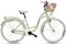Goetze Style Vintage Retro Citybike Damenfahrrad Hollandrad, 28 Zoll Alu Räder, 1 Gang, Single Speed, Tiefeinsteiger, Rücktrittbremse, Korb mit Bezug Gratis!
