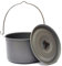 GudGmtoy Camping Hanging Pot Cookware, Camping Pot for 5-6 People Travel Hiking, 4L Aluminum Outdoor Kitchen Essentials, Cooking Gear Picnic Campfire Camping Cookset Large Capacity & Ultra-portable