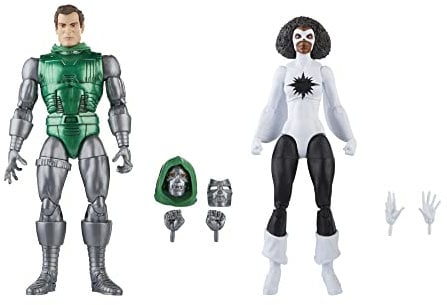 Marvel Hasbro Legends Series Captain vs. Doctor Doom, Avengers 60th Anniversary, 15 cm große Sammelfiguren