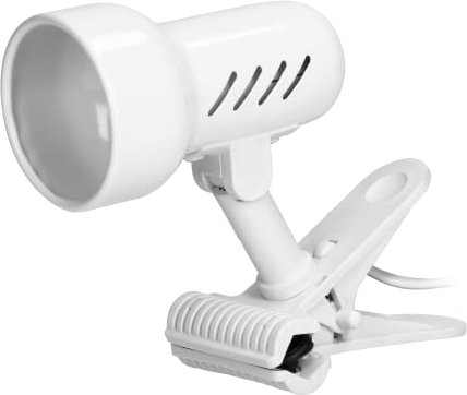 Virone KELLY Klemmlampe 40W E14 Stahl + Kunststoff (Weiß)