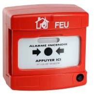 Déclencheur Manuel conventionnel d'alarme Rouge