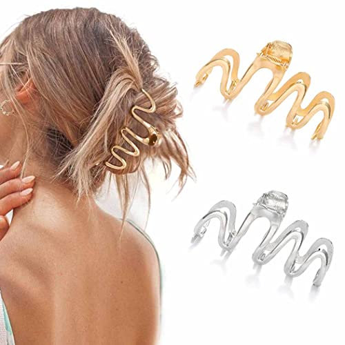 Runmi Große Haarspangen, rutschfest, Haarschmuck für Damen und Mädchen, 2 Stück