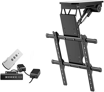 Soporte De TV Motorizado - Soporte De TV Giratorio Eléctrico De Techo - para Pantallas De 32-70 Pulgadas, Soporte VESA Motorizado Grande para Techo Plano