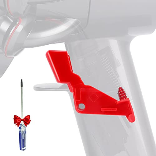 Botón de Interruptor de gatillo Mejorado para aspiradora Dyson V10 V11 Extra Resistente Bloqueo de gatillo Interruptor de botón de Encendido Piezas de aspiradora Accesorios con 1 Destornillador