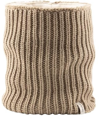 Sterntaler Schlauchschal gestrickt, gefüttert mit Microfleece - unisex Accessoires für Babys & Kleinkinder - weich und warm - sand, Gr. 0