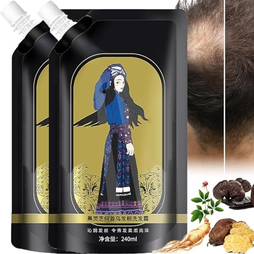 Identicalven Hair Loss Shampoo,Ginger Plant Extract Anti-Hair Loss Hair Shampoo,Identicalven Anti Hair Loss Shampoo,Identicalven Shampoo,Anti Hair Loss Shampoo Identicalven (2X 200ML,240ML)