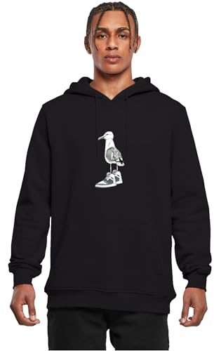 Mister Tee Herren Kapuzenpullover Seagull Sneakers Hoody, Hoodie mit Grafikdruck, Regular Fit, Größen XS - 5XL