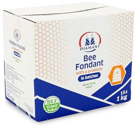 Centrum Pszczelarskie Łukasiewicz Bienenfutter - Zucker-Teig - Zucker-Paste - Landwirtschaftliches Zubehör - Natürliche Produkte - Imkerei - Honig - Bienenhaltung - Futterteig mit Präbiotikum 1 kg